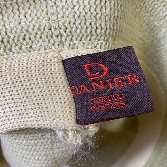 Danier Bucket Hat in Lime Green with White Stitching - Picture 5 of 10